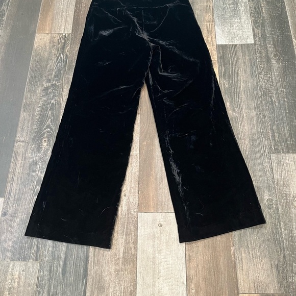 Ann Taylor Signature Fit Women’s Black Velvet Pants Sz 6 lined - Picture 7 of 8